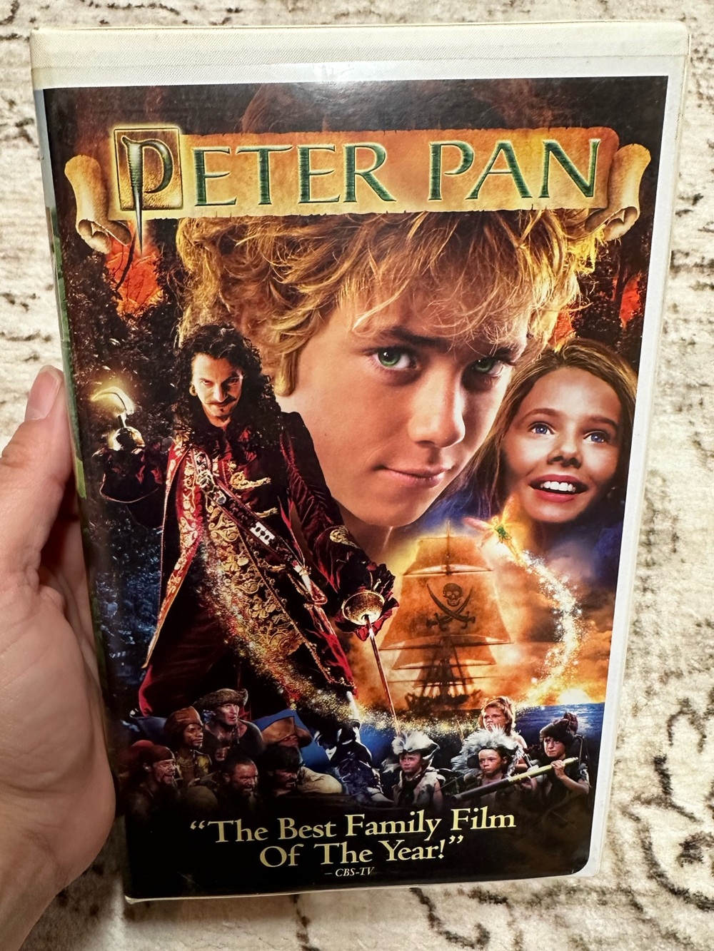 Vintage 2003 Peter Pan VHS – Universal Pictures Live-Action Fantasy Classic